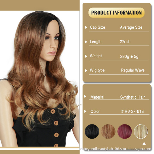 wholesale Black Brown synthetic human hair wig Cosplay Wigs for Women 180 Density